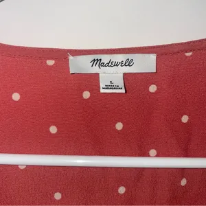 Madewell Dolman Sleeve Wrap Blouse with Tie Front thumbnail 5