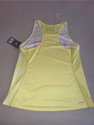 New Balance‎ Women’s Yellow Nationals Outdoor Tank Top thumbnail 3