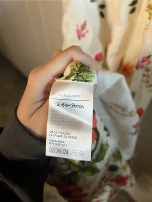 & Other Stories 100% Linen Floral Puff Sleeve Midi Dress thumbnail 14