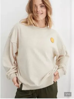 Aerie Distressed Sweater thumbnail 1