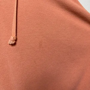 Free People FP Movement Women 100% Cotton‎ Hoodie Large Orange Waffle Knit thumbnail 6