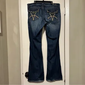KUT from the Kloth Womens Boot Cut Denim Jeans size 12 Dark Wash KP643MA2 thumbnail 4