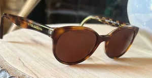 Dolce & Gabbana Tortoiseshell Logo Butterfly Sunglasses DG3146P 2668 50 🔲 17 thumbnail 1