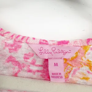 Lilly Pulitzer Womens Balleta Linen Starfish Coral Print Beach Coverup Size M thumbnail 5