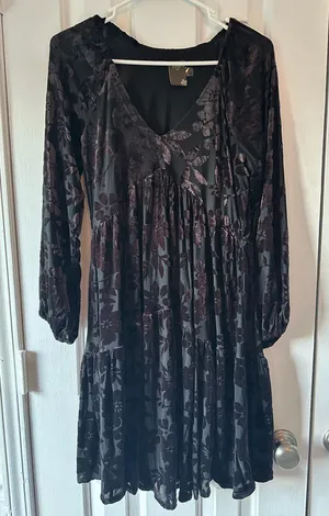Black Dress Lace Size 4 thumbnail 1