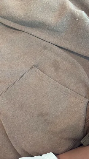 Worn in brown hoodie thumbnail 3