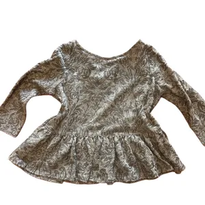 Free‎ People baby doll top gray size Xs thumbnail 2