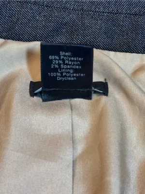 Ann Taylor Brown Blazer 6 Stretch Tailored Fitted Career Workwear Office Work thumbnail 6