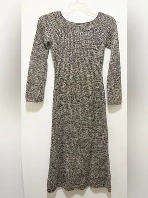 H&M Rib-Knit Off-the-Shoulder Dress Small NWT thumbnail 5