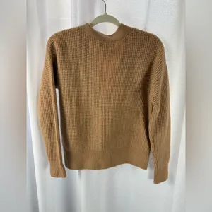 Banana Republic Tan Aire Wool Blend Cardigan Small Waffle Knit‎ GUC thumbnail 6