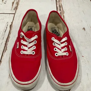 Vans Off The Wall Tb4r Red Canvas‎ Low Top Skate Shoes thumbnail 9