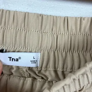 Aritzia Tna women’s speed tan high waisted joggers performance athletic size L thumbnail 2