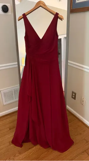 Women's Azazie Pomegranate Red Prom Dress Size 4 thumbnail 1