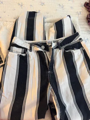 Urban Outfitters Striped jeans thumbnail 1