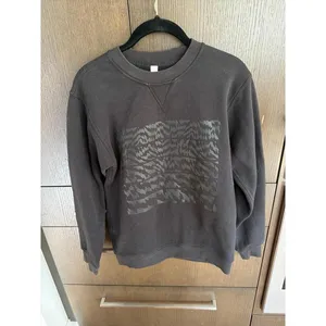 Lululemon Perfectly Oversized Crew Sweatshirt in black featuring a dark 2 thumbnail 2