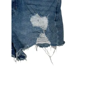 Anthropologie Women's‎ Shorts Button Fly Distressed Distressed Raw Hem Denim 27 thumbnail 2