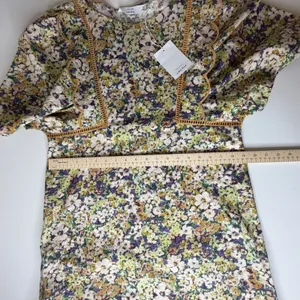 NWT‎ & Other Stories Scalloped Mini Dress Sz XS Floral Cottage Romantic Feminine thumbnail 14