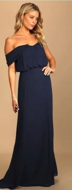 LULU's Prom Wedding Bridesmaid Flowy Romantic Special Event Maxi Dress thumbnail 1