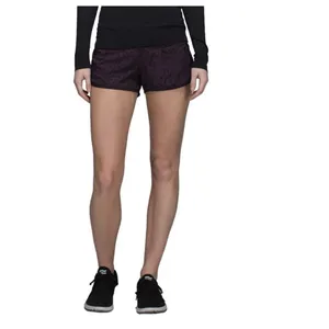 Lululemon Speed Shorts Size 6 Star Crushed Black Cherry Running Pockets Fitness thumbnail 4