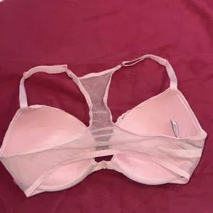 Victoria's Secret Peach Front Close Lace Push Up Underwired Bra Women's Size 34D thumbnail 6