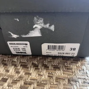 Vagabond Maya Vintage Off White Leather Sneaker Sz 38/8 thumbnail 6