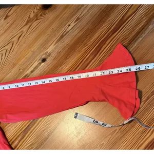 Maeve by Anthropologie Top Cropped Size Large Red Fitted Bell‎ Sleeve Party Boho thumbnail 10