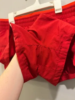 Fabletics Breathe Mid-Rise Run Shorts 3.5” Lipstick Red thumbnail 8