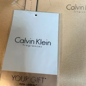 Calvin Klein Fragrance Light Pink Double Handle Beach Travel Tote Bag NIB thumbnail 3