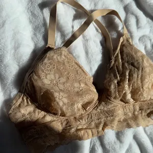 No Boundaries Lace Bralette Nude Light Support Wire Free XL NWOT thumbnail 3