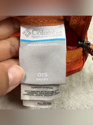 Columbia Orange packable Travel Waist Pack SZ:one thumbnail 7