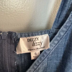 Dizzy Lizzy chambray denim jumpsuit‎ size S Blue thumbnail 4