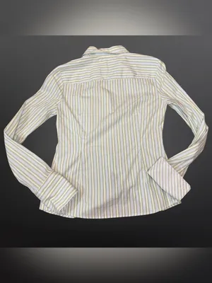 Vintage Ezra Fitch by Abercrombie & Fitch Y2K Button-Up 💚🩵 thumbnail 8