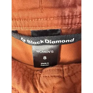 Black Diamond Women's Credo Shorts Size 8 Burnt Orange Cotton Stretch‎ Climbing thumbnail 13
