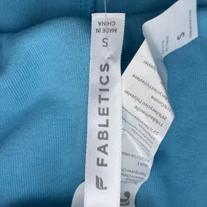 NWT Fabletics Terry Short Short Solid Blue Mushroom Patch Lounge Size S 6 thumbnail 6