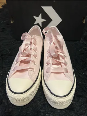 CONVERSE Ctas Lift OX pink platform shoes sneakers women’s 8 new in box thumbnail 2