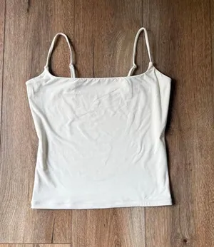 Amazon double lined square neck tank top thumbnail 1