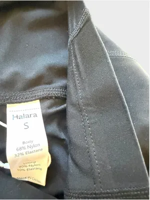 Size S Halara Ultrasculpt Tummy Control Biker Shorts Black thumbnail 3