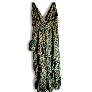 HELLO MOLLY CALLS OF THE WILD MIDI DRESS BROWN size 6. thumbnail 5