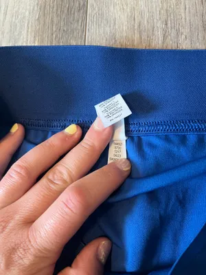90 Degrees by Reflex NWT Lightstreme Hypersonic Skort in Surf the Web Blue thumbnail 5