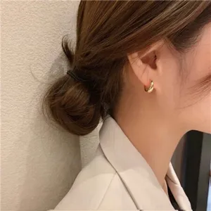 18K Gold Plated Small Hoop Earrings for Women thumbnail 5