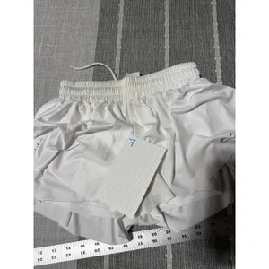 Nfinity White Cheer Shorts Double Layer Athletic Skort Womens 2XS Crown Logo thumbnail 8