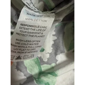 Hill House The Ellie Nap Dress Women XS Green Black Floral Smocked Cotton EXCL thumbnail 6