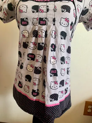 Sanrio hello kitty uniform Scrub 2011 XSMALL thumbnail 3