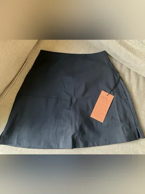 Girlfriend Collective Black Sport Skort Size XS NWT thumbnail 5