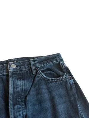 GRLFRND Devon Dark Wash Blue Straight Leg Jeans High Rise Denim Size 26 Women's thumbnail 8