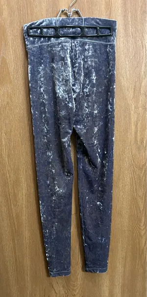 Aerie Blue Crushed Velvet Leggings thumbnail 5