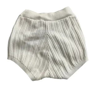 FOR LOVE & LEMONS Camille White Pointelle Knit Shorts thumbnail 7