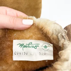Martino Womens Leather Shearling Boots Size 9.5 Winter‎ Minimal Western Heritage thumbnail 8