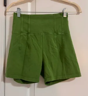 aerie High-Waist Olive Green Women's Shorts thumbnail 1
