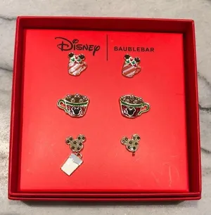 Disney BaubleBar Holiday Earrings Set thumbnail 1